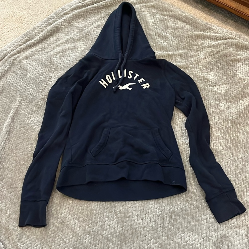 Navy Blue Hollister sweatshirt